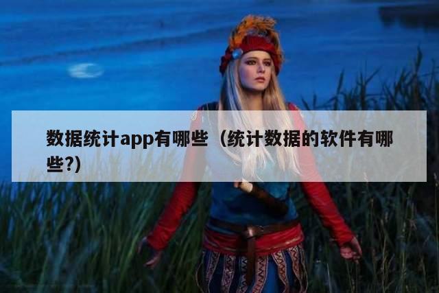 数据统计app有哪些（统计数据的软件有哪些?）