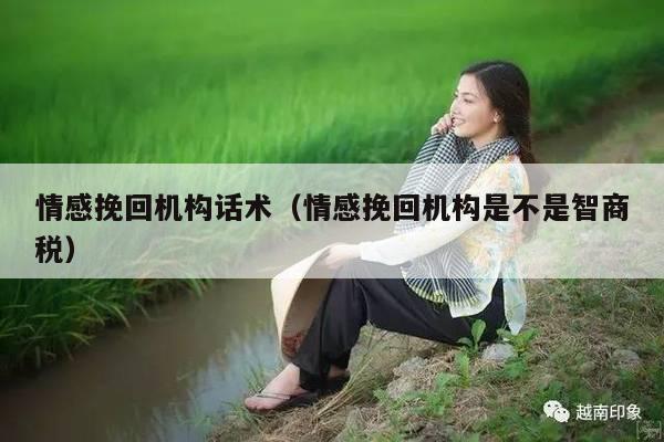 情感挽回机构话术（情感挽回机构是不是智商税）