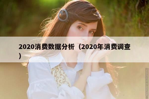 2020消费数据分析（2020年消费调查）