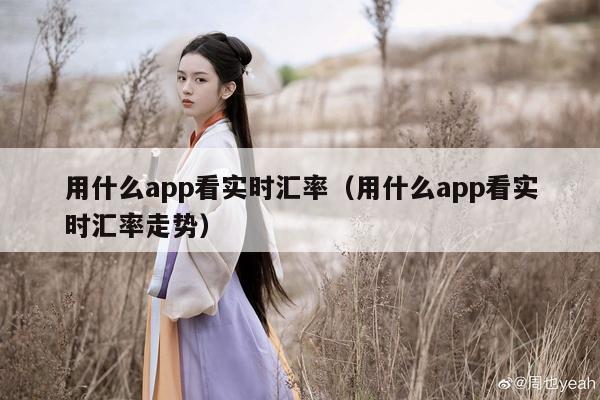 用什么app看实时汇率（用什么app看实时汇率走势）