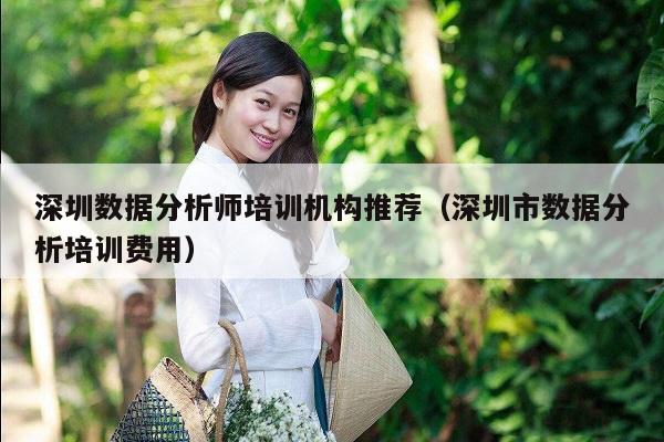 深圳数据分析师培训机构推荐（深圳市数据分析培训费用）