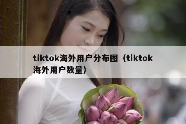 tiktok海外用户分布图（tiktok海外用户数量）