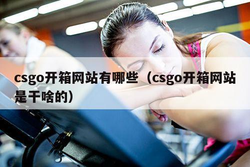 csgo开箱网站有哪些（csgo开箱网站是干啥的）