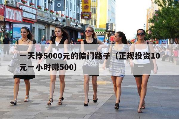 一天挣5000元的偏门路子（正规投资10元一小时赚500）