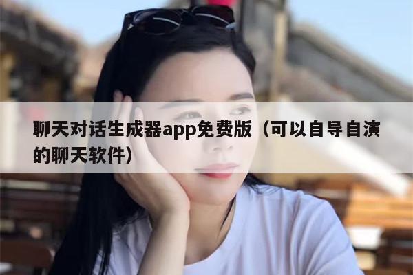 聊天对话生成器app免费版（可以自导自演的聊天软件）