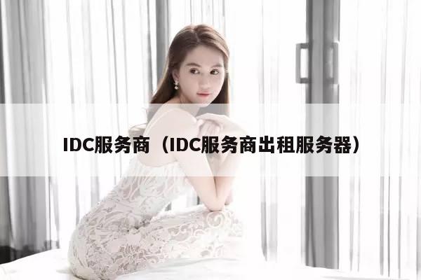 IDC服务商（IDC服务商出租服务器）