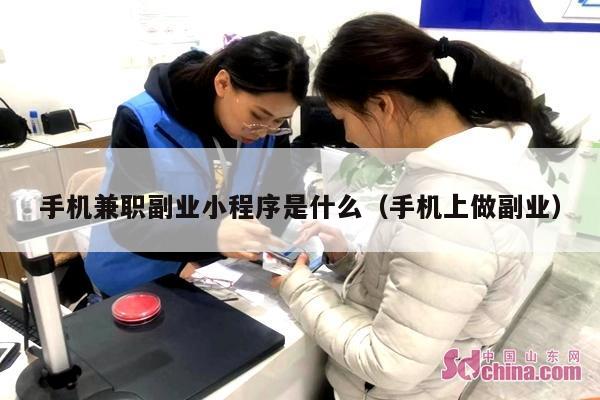 手机兼职副业小程序是什么（手机上做副业）