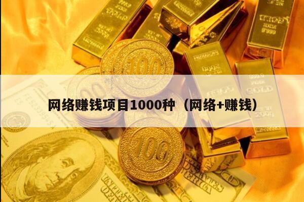 网络赚钱项目1000种（网络+赚钱）