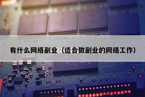 有什么网络副业（适合做副业的网络工作）