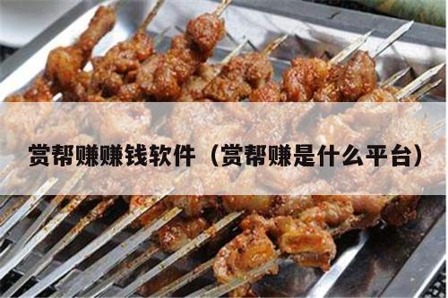 赏帮赚赚钱软件（赏帮赚是什么平台）