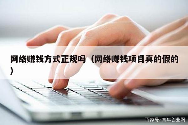网络赚钱方式正规吗（网络赚钱项目真的假的）