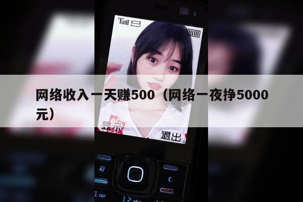 网络收入一天赚500(网络一夜挣5000元)